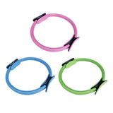 Maxbell Pilate Circle Ring with Dual Handles Women Men Muscle Building Fitness Gym Blue