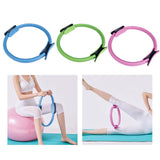 Maxbell Pilate Circle Ring with Dual Handles Women Men Muscle Building Fitness Gym Blue