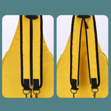 Maxbell Durable Tennis Racquet Bag with Detachable Shoulder Strap for Travel Unisex Yellow