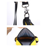 Maxbell Durable Tennis Racquet Bag with Detachable Shoulder Strap for Travel Unisex Yellow