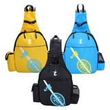 Maxbell Durable Tennis Racquet Bag with Detachable Shoulder Strap for Travel Unisex Yellow