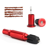 Maxbell Portable Bike Tubeless Tire Repair Kit Fix Puncture or Flat Simple to Use Red
