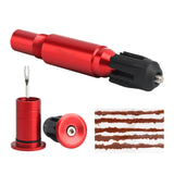 Maxbell Portable Bike Tubeless Tire Repair Kit Fix Puncture or Flat Simple to Use Red