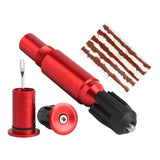 Maxbell Portable Bike Tubeless Tire Repair Kit Fix Puncture or Flat Simple to Use Red