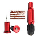 Maxbell Portable Bike Tubeless Tire Repair Kit Fix Puncture or Flat Simple to Use Red