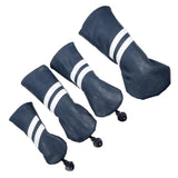 Maxbell Golf Club Head Cover Protective Covers with Tags Long Neck Water Resistant Blue