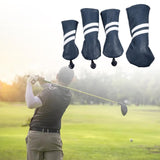 Maxbell Golf Club Head Cover Protective Covers with Tags Long Neck Water Resistant Blue