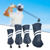 Maxbell Golf Club Head Cover Protective Covers with Tags Long Neck Water Resistant Blue