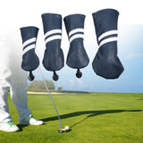 Maxbell Golf Club Head Cover Protective Covers with Tags Long Neck Water Resistant Blue