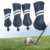 Maxbell Golf Club Head Cover Protective Covers with Tags Long Neck Water Resistant Blue