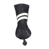 Maxbell Golf Club Head Cover Protective Covers with Tags Long Neck Water Resistant Black
