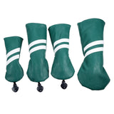 Maxbell Golf Club Head Cover Protective Covers with Tags Long Neck Water Resistant Green