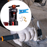 Maxbell Needle Driver Insertion Tool with Hose Fitting Inserts with Cutter for Bike B