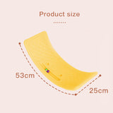 Maxbell Balancing Board Training Twisting Balance Board for Home Exercises yellow