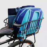 Maxbell Bike Rear Basket with Tail Light Sundries Organizer for Large Capacity