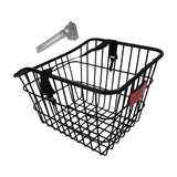 Maxbell Bike Rear Basket with Tail Light Sundries Organizer for Large Capacity