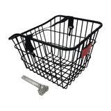 Maxbell Bike Rear Basket with Tail Light Sundries Organizer for Large Capacity
