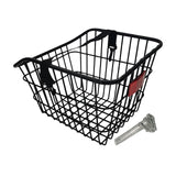 Maxbell Bike Rear Basket with Tail Light Sundries Organizer for Large Capacity