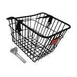 Maxbell Bike Rear Basket with Tail Light Sundries Organizer for Large Capacity
