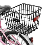 Maxbell Bike Rear Basket with Tail Light Sundries Organizer for Large Capacity