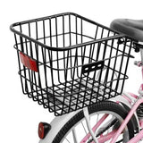 Maxbell Bike Rear Basket with Tail Light Sundries Organizer for Large Capacity