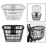 Maxbell Bike Basket Quick Release Front Handlebar Removable for Man Boys Woman Girls White