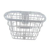 Maxbell Bike Basket Quick Release Front Handlebar Removable for Man Boys Woman Girls White