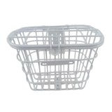 Maxbell Bike Basket Quick Release Front Handlebar Removable for Man Boys Woman Girls White