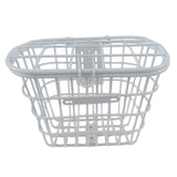 Maxbell Bike Basket Quick Release Front Handlebar Removable for Man Boys Woman Girls White