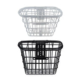 Maxbell Bike Basket Quick Release Front Handlebar Removable for Man Boys Woman Girls White