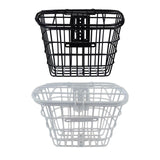 Maxbell Bike Basket Quick Release Front Handlebar Removable for Man Boys Woman Girls White