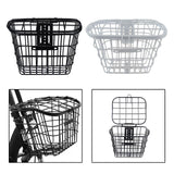 Maxbell Bike Basket Quick Release Front Handlebar Removable for Man Boys Woman Girls White