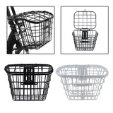 Maxbell Bike Basket Quick Release Front Handlebar Removable for Man Boys Woman Girls White