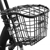 Maxbell Bike Basket Quick Release Front Handlebar Removable for Man Boys Woman Girls Black