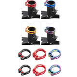 Maxbell Maxbell Aluminum Alloy Bicycle Seatpost Clamp Bike Seatpost Clip for Folding Bikes 31.8mm Black