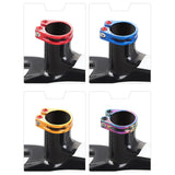 Maxbell Maxbell Aluminum Alloy Bicycle Seatpost Clamp Bike Seatpost Clip for Folding Bikes 31.8mm Black