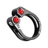 Maxbell Maxbell Aluminum Alloy Bicycle Seatpost Clamp Bike Seatpost Clip for Folding Bikes 31.8mm Black