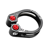 Maxbell Maxbell Aluminum Alloy Bicycle Seatpost Clamp Bike Seatpost Clip for Folding Bikes 31.8mm Black