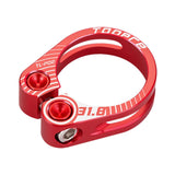 Maxbell Maxbell Aluminum Alloy Bicycle Seatpost Clamp Bike Seatpost Clip for Folding Bikes 31.8mm Red