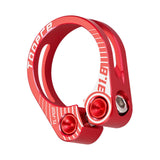 Maxbell Maxbell Aluminum Alloy Bicycle Seatpost Clamp Bike Seatpost Clip for Folding Bikes 31.8mm Red