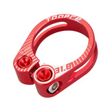 Maxbell Maxbell Aluminum Alloy Bicycle Seatpost Clamp Bike Seatpost Clip for Folding Bikes 31.8mm Red