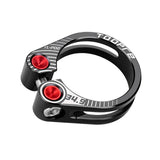 Maxbell Maxbell Aluminum Alloy Bicycle Seatpost Clamp Bike Seatpost Clip for Folding Bikes 34.9mm Black