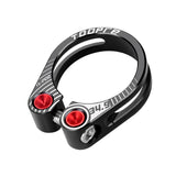 Maxbell Maxbell Aluminum Alloy Bicycle Seatpost Clamp Bike Seatpost Clip for Folding Bikes 34.9mm Black