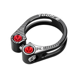 Maxbell Maxbell Aluminum Alloy Bicycle Seatpost Clamp Bike Seatpost Clip for Folding Bikes 34.9mm Black
