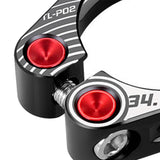 Maxbell Maxbell Aluminum Alloy Bicycle Seatpost Clamp Bike Seatpost Clip for Folding Bikes 34.9mm Black