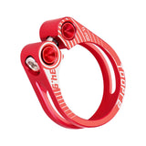 Maxbell Maxbell Aluminum Alloy Bicycle Seatpost Clamp Bike Seatpost Clip for Folding Bikes 34.9mm Red