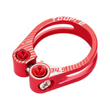 Maxbell Maxbell Aluminum Alloy Bicycle Seatpost Clamp Bike Seatpost Clip for Folding Bikes 34.9mm Red
