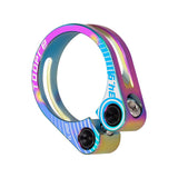 Maxbell Maxbell Aluminum Alloy Bicycle Seatpost Clamp Bike Seatpost Clip for Folding Bikes 34.9mm Colorful