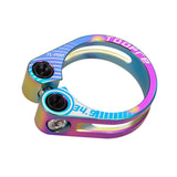 Maxbell Maxbell Aluminum Alloy Bicycle Seatpost Clamp Bike Seatpost Clip for Folding Bikes 34.9mm Colorful