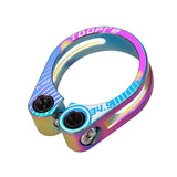Maxbell Maxbell Aluminum Alloy Bicycle Seatpost Clamp Bike Seatpost Clip for Folding Bikes 34.9mm Colorful